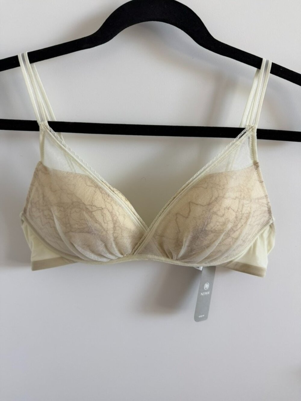 Neiwai Creme Brulee Plisse Lace 3/4 Cup Bra 34B